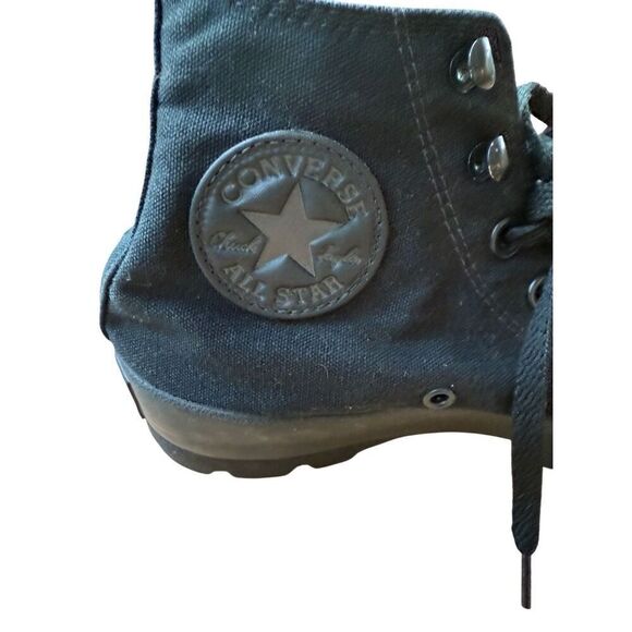 Converse All Star Womens All Black Chuck Taylor High Top Lugged Sneakers Size 7 - Picture 13 of 15